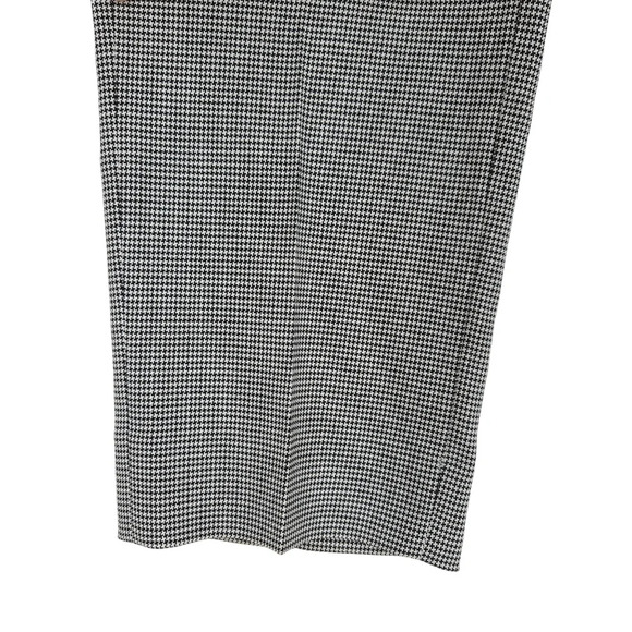 Banana Republic Ryan Slim Straight Dress Pants Black Houndstooth Trousers Slacks - Picture 3 of 8